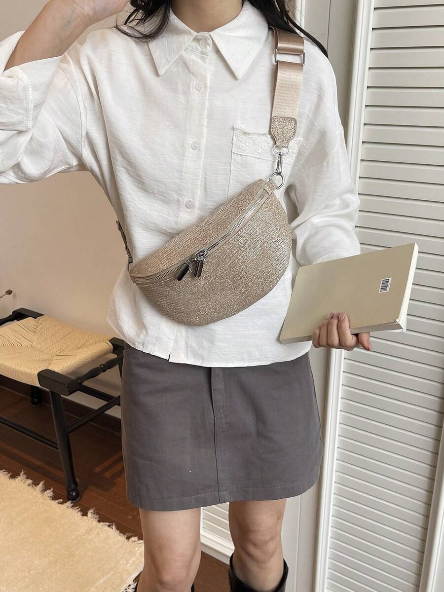 Túi đeo hông nữ kiểu dáng tối giản thời trang, túi đeo chéo vai du lịch thường ngày, ví đựng điện thoại, túi đeo chéo ngực chất lượng cao dành cho nữ, mẫu mới năm 2026.