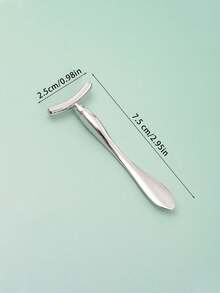 1pc Eye Cream Stick, Beauty Massage Stick, Eye Cream Applicator, Eye Cream Spatula, T-Shaped Metal Beauty Tool - Multicolor - View 9