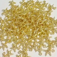 20pcs Vacation & Ocean Style Plastic Starfish CCB Pendant Charms, DIY Beaded Bracelet Necklace Jewelry Accessories - Starfish CCB - View 1