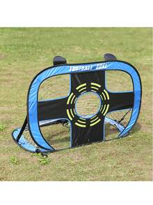 1个二合一迷你便携式折叠足球门，移动足球训练门架 - 彩色 - 查看 10