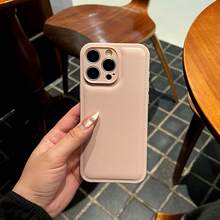 1pc High-Quality Leather Texture Phone Case Suitable For IPhone 17/17 Pro/17 Pro Max, 16/16 Pro/16 Plus/16 Pro Max, 15/15 Pro/15 Plus/15 Pro Max, 14/14 Pro/14 Plus/14 Pro Max, 13/13 Pro/13 Pro Max, 12/12 Pro/12 Pro Max, 11/11 Pro Max, Soft Creative Leather Texture Case - Pink - View 1