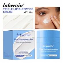 Crème nourrissante pour le visage 50ml, crème éclaircissante pour le visage à triple lipide-peptide, soulage la sécheresse, améliore l'éclat, la fermeté et l'élasticité - Peptide - Voir 1