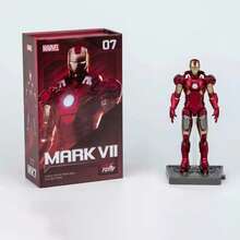 Marvel 漫威钢铁侠系列艺术雕像模型摆件可动人偶，手工制作，可作为礼物 - 彩色 - 查看 21