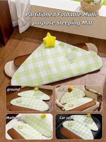 SANRIO 2026 Spring/Summer New Pet Mat, Star Shaped Lounging Pad For Small Dogs & Cats, Dog Bed - Mint Green - View 5
