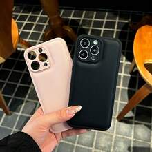 1个高品质皮革纹理手机壳，适用于 17/17 Pro/17 Pro Max、16/16 Pro/16 Plus/16 Pro Max、15/15 Pro/15 Plus/15 Pro Max、14/14 Pro/14 Plus/14 Pro Max、13/13 Pro/13 Pro Max、12/12 Pro/12 Pro Max、11/11 Pro Max，创意皮革纹理软壳 - 黑色 - 查看 4