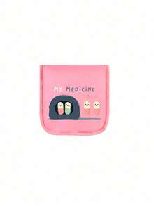 Portable Medicine Bag, Compact Pill Organizer And First Aid Kit, Themed Medicine Pouch With Pill, Tablet And "My Medicine Bag" Pattern Printing, Suitable For Daily/Outdoor/Travel Portable Medicine Storage, Ideal For Health-Conscious And On-The-Go Users, Essential Medical Accessory - Multicolor - View 12