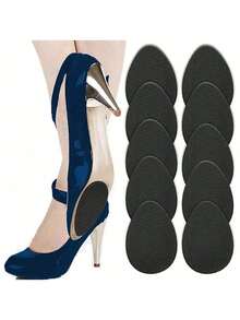 2/3/5/Pairs Wear-Resistant Silent Self-Adhesive Non-Slip Patch Insoles - Multicolor - View 1