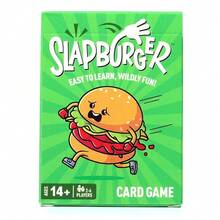 Slapburger 卡牌游戏，家庭聚会游戏，2-6人桌面游戏 - 綠色 - 查看 6