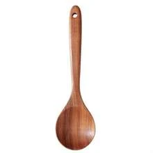 Wooden Spoons For Cooking, 5pcs/12pcs Teak Wood Kitchen Utensils Set  Nonstick Heat Resistant Wooden Cooking Utensils, Natural Healthy Spatula Set For Pots And Pans Teak Wooden Cooking Utensils Set  Non-Stick Wooden Spatula & Spoon Set   Wooden Kitchen Tools Set  Handcrafted Wooden Cooking Spoons Set  Heat-Resistant Wooden Kitchen Utensil Set  Kitchen Essentials - 棕色 - 查看 12