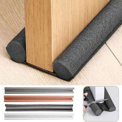 Door Sealing Strip Soundproof Gadget | Anti-Wind Sealing Strip Self-Adhesive | Waterproof Dustproof Door Bottom Sealing Strip | Bedroom Door Gap Filler | Home Soundproof Insulation Strip | Multiple Colors Available