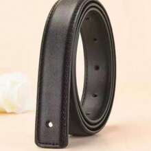 Thắt lưng nam kiểu dáng chữ H, khóa trơn, chất liệu vân vải, thời trang, đa năng, phù hợp cho người trung niên và thanh niên, dễ dàng phối với quần tây. - Nhiều màu - Xem 6