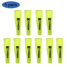 5 Pairs New Football Socks Shin Pads Leg Cover Men Women Grip Cutsocks - Multicolor - View 5
