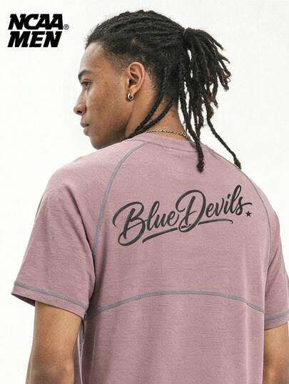 Men's Spring Letter Print T-Shirt Top, Sleeveless Vest Short Sleeve, Couple Matching Style, Suitable For Spring, Autumn And Summer