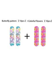 100/50/30/20/13/5/1pc Double-Sided Durable Portable Mini Nail File, Suitable For Natural Nails And Artificial Nails, Compact Colorful Design, Perfect For Manicure And Pedicure - Multicolor - View 17