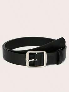 1 White Casual Multifunctional Simple Belt - 黑色 - 查看 3