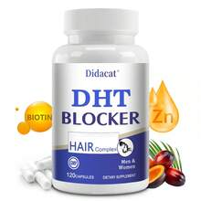 Hair Health Capsules - Supports Hair Growth, DHT Blocking Capsules, Suitable For Both Men And Women - Contains Vitamin B6, Folic Acid, Saw Palmetto, Biotin, Horsetail Extract - 120 Capsules - 1 chai - Xem 1