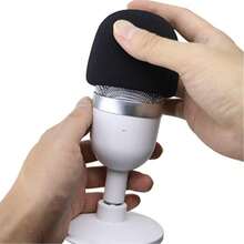 Filtro antipop mini Seiren - Cubierta de espuma para micrófono compatible con micrófono de streaming mini Seiren para bloquear los sonidos plosivos - Unitalla - Ver 5