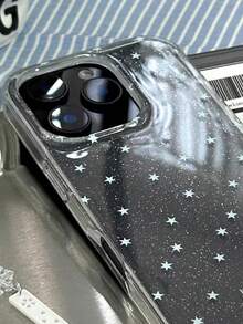 1 件装，ins 风细闪蓝色星星贴片，适用于 17 / 17 Pro Max / 16 Pro Max / 15 Pro / 14 / 13 / 12 / 11，适合作为情人节礼物/生日礼物/节日礼物/母亲节礼物送给家人/朋友/姐妹/女友 - 滿屏小星星 - 查看 4