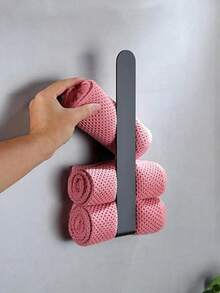 Giá treo khăn bằng thép không gỉ không cần khoan, dày 2.0mm, thép không gỉ 18-10, giá để đồ trong phòng tắm. - Nhiều màu - Xem 5