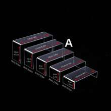 3/5pcs Large Rectangular Acrylic Display Stand, Clear Acrylic Decor Rack, Suitable For Cake, Dessert, Snack Display And Storage Organization, Wedding Supplies, Home Decor, Kitchen Gadgets - Multicolor - View 13