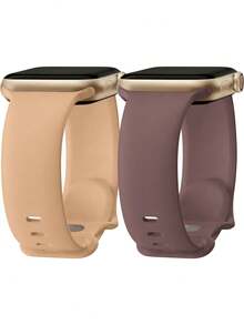 2条装多色硅胶表带，兼容 Series 11/10/9/8/7/6/5/4/3/2/1/Ultra，尺寸：38mm/40mm/41mm/42mm/44mm/45mm/46mm/49mm - 柔软运动表带，男女通用，时尚配饰，适合健身游泳。 - 38/40/41/42mm(Series 10 11) - 查看 17