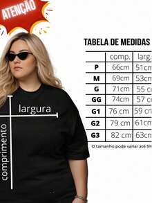 Oversized Women's Plus Printed Make It Rain T-Shirt - 黑色 - 查看 4