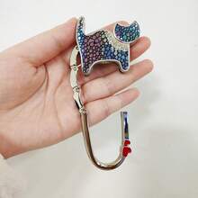 Cute Cat-Shaped Foldable Table Edge Hook, Compact And Portable, Can Be Carried In Bag. Simply Clip To Table Edge To Hang Bags And Handbags, Freeing Up Your Hands. Simple And Adorable Design, Both A Practical Storage Item And A Creative Gift For Women. - View 8
