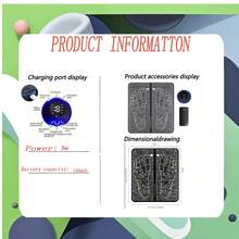 AXH EMS Physical Therapy Acupoint Foot Massager, Pulse Foot Massage Device - Multicolor - View 10