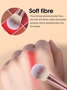 1pc Makeup Brush Sets Cosmetics Tools For Face And Eyes - Pink - View 4