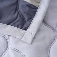 1 buah Selimut Ultra Lembut & Bernapas - Perlengkapan Tidur Ringan untuk Semua Musim, Pola Kotak-kotak Bunga Modern, 100% Poliester, Dapat Dicuci dengan Mesin, Cocok untuk Tempat Tidur Tunggal/Ganda, Hotel, Berkemah & Dekorasi Rumah, Perlengkapan Tidur Hotel Mewah | Desain Quilted Modern | Timbul, Dekorasi Musim Gugur, Dekorasi Kamar - Dusty Blue - View 7