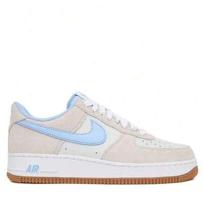 Nike Air Force 1 '07 LV8 Men's Sneakers Photon Dust/White/Gum Medium Brown/Psychic Blue IB6388-002