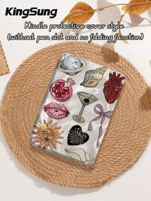 Kingsung Personalized Collage Pattern Tablet Protective Case,Compatible With IPad 9.7/10.2/10.5/10.9/12.9/Pro 11, 10th Gen,Compatible With Samsung Galaxy Tab S6 Lite 10.4 Inch,Compatible With Kindle Paperwhite 12th Gen 2024,Kindle 11th Gen 2022,Kobo Clara Colour,Soft Anti-Fall Protection,Smart Stand/Automatic Wake Up/Sleep - Multicolor - View 10