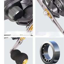 Lure Drop Reel, Black Fishing Reel For Long-Distance Casting, Universal Line Cup, Fishing Reel, Drop Reel, Anti-Line Explosion - Multicolor - View 7