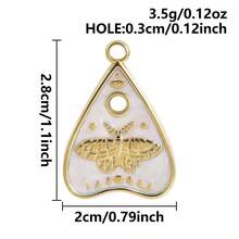 1pc/4pcs Cute Delicate 304 Stainless Steel Vacuum Electroplated Heart & Butterfly Pattern Multi-Color Drip Oil Jewelry Pendant Charm Suitable For DIY Necklace Bracelet Earring Jewelry Making - S3259 - View 3