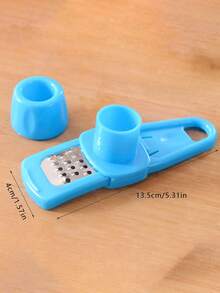 多功能蒜蓉研磨器，创意蒜蓉器，压蒜器，剥蒜器，蒜蓉压碎器，厨房工具 - 彩色 - 查看 4