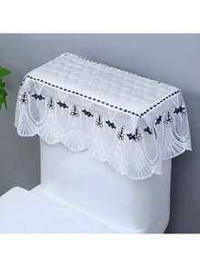 Toilet Tank Cover - Decorative Fabric, Full Wrap Design For Bathroom Aesthetics, 1pc - Multicolor - View 3