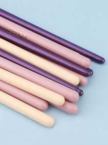 1/2/5/10pcs Multi-Functional Eyeshadow Brush Set, Flat Round Head Concealer Brush, Eye Makeup Blending Brush, Professional Makeup Brush - Multicolor - View 5