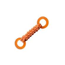 1pc Dog Rope Knot Toy, Durable Chew Toy With Non-Slip Handle - Sturdy & Bite-Resistant, Helps Clean Teeth & Maintain Oral Health, Suitable For Medium & Small Dogs - Tug Of War, Fetch Games, Fun Interactive Pet Toy, Easy To Clean Mixed Fabric Material - Multicolor - View 10