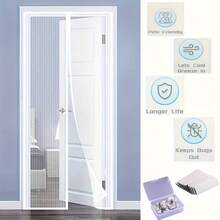 Summer Magnetic Mosquito Net Door Curtain, Auto Closing Anti Mosquito Bug Proof Screen For Home Bedroom Balcony - 多種 - 查看 10