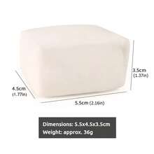 Viral Tofu Squeeze Toy, Slow Rebound Moldable Square Stress Relief, Office & Student Anxiety Relief, Creative Healing Gift, Easter Gift, Minimalist Squeeze Toy - Multicolor - View 12