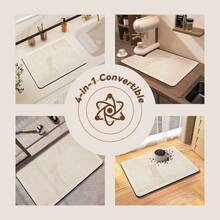Coffee Machine Mat, Kitchen Countertop Draining Mat, Quick Dry, Heat Resistant, Non-Slip Rubber Bottom, Waterproof, Easy To Clean - Color - View 9