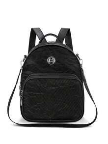 Back To School Student Backpack, College Style, New Fashion, Large Capacity, Premium Feel, Korean Version, Minimalist, Lightweight, Versatile, Multi-Compartment, Women's Shoulder Bag, Tote Bag, Handbag, Suitable For Travel, Shopping, Dating, College, Work, Business, Commute, Outdoor, Travel, Outing - View 4