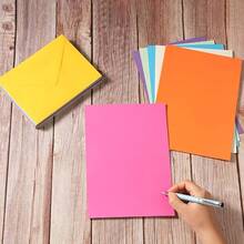 30pcs Envelopes + 30pcs Cards + 30pcs Stickers V-Flap Invitation Envelopes Suitable For Photos, Cards, Birthday, Wedding, Graduation, Announcement, Baby Shower - A - View 4