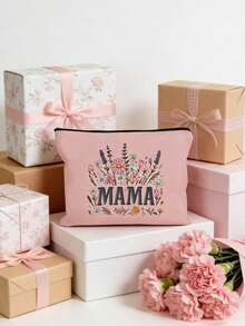 Túi đựng mỹ phẩm quà tặng Ngày của Mẹ, Túi đựng mỹ phẩm cho mẹ với họa tiết hoa và chữ "Mom", Túi đựng mỹ phẩm có khóa kéo, Túi đựng đồ dùng cá nhân, Đồ dùng du lịch, 6 màu sắc để lựa chọn, Túi đựng đồ di động, Túi đi biển, Túi đựng đồ dùng cá nhân trong suốt, Túi du lịch, Túi đựng mỹ phẩm du lịch, Món quà lý tưởng cho mẹ, vợ, bà, nhân dịp Ngày của Mẹ, sinh nhật, Lễ Tạ ơn. Túi đựng mỹ phẩm, Túi đựng đồ trang điểm, Túi đựng đồ trang điểm bền chắc, Quà tặng Ngày của Mẹ, Đồ dùng cần thiết cho ngày lễ, Quà tặng cho mẹ - Nhiều màu - Xem 10