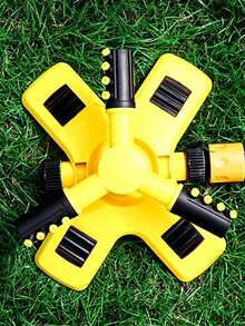 360° Rotating Sprinkler, Adjustable Arm Design, Durable Plastic, Multi-Angle Rotation, Suitable For Garden Irrigation System, Lawn Watering | Rotating Sprinkler Design | Durable Plastic, Lawn Sprinkler - A - View 7