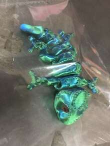 Mô hình tắc kè hoa 3D in hình gradient màu cầu vồng sống động như thật - Món quà hoàn hảo cho bạn bè và gia đình - Trang trí bàn làm việc nghệ thuật - Chân tay linh hoạt - Thích hợp cho các bữa tiệc và trưng bày ngoài trời - Làm bằng nhựa, màu mắt ngẫu nhiên - Nhiều màu - Xem 11