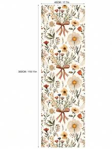 ihomeli Wallpaper Motif Bunga Lembut yang Dapat Dilepas, Wallpaper Tempel Desain Tanaman Klasik, Wallpaper Bunga Tradisional - beraneka warna - View 16