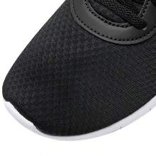 Nike 合成皮革舒適百搭防滑低筒跑步鞋 - 黑色 - 查看 4