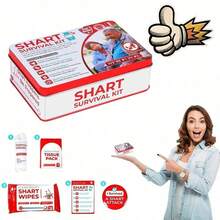 Funny Shart Survival Kit,Ultimate Poop Prank Gag Gift Set Includes Wet Drinks, Fabrics And Funny Brand. Novelty Potty Gag Gifts And Novelty Pack Perfect For Friends Or Family - Red - View 3