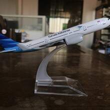 Base + Airplane Model, Detachable, Boxed Airplane Model Decor, World Airliner, A330 Airplane Model Simulation Solid Metal, Gift & Collection , Russia, Malaysia Airlines, Indonesia Eastern Airlines, Exquisite Facial Carving, Detailed Restoration, Excellent Desktop Decor Gift - Multicolor - View 9